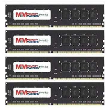 Imagem de MemoryMasters Kit de 32 GB 4 x 8 GB Single Rank (1RX4) 1333 MHz DDR3 PC3-10600 ECC, memória registrada CL9 240-Pin R-DIMM – Não serve para desktop ou laptops