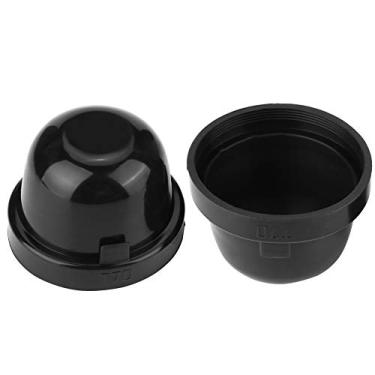 Imagem de Capa de vedação de farol, 2 peças de tampa de vedação de farol de borracha 70 mm LED capa contra poeira à prova d'água vedação de farol para carro tampa de farol
