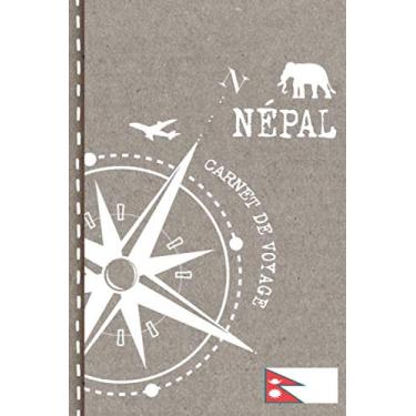 Imagem de Nepal Carnet de Voyage: Cahier de Voyageurs Dot Grid Pointillé A5 - Dotted Journal de bord pour Ecrir. Livre pour l'écriture, dessiner. Souvenirs d'activités vacances - Notebook á points