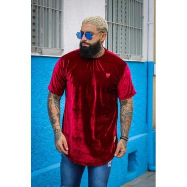 Imagem de Camiseta Longline De Veludo Sem Touca Pierry Lohan - V12