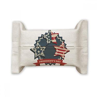 Imagem de Bolsa de linho de algodão e linho para celebração da bandeira do presidente dos EUA