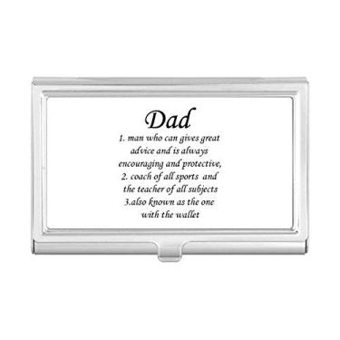 Imagem de Encouraging Dad Festival Citação Porta-cartões de visita Carteira de bolso