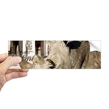 Imagem de DIYthinker Adesivo retangular de paris franceses estilo europeu para janela notebook