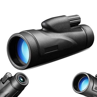 Imagem de Telescópio monocular, monocular HD 12 x 50, telescópio monocular à prova d'água com tripé adaptador de smartphone, para observação de pássaros, caminhadas, jogo de bola de concerto
