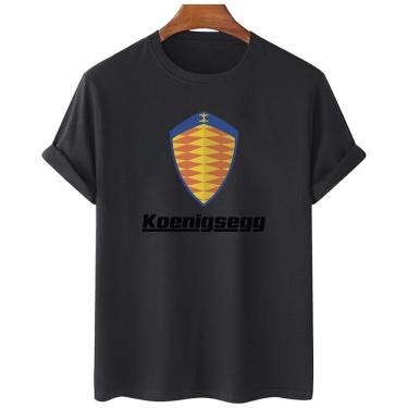 Imagem de Camiseta feminina algodao Koenigsegg Logo Marca De Carro