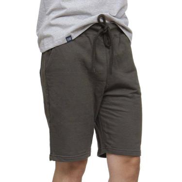 Imagem de Bermuda Masculina de Algodão Verde Hering 31032