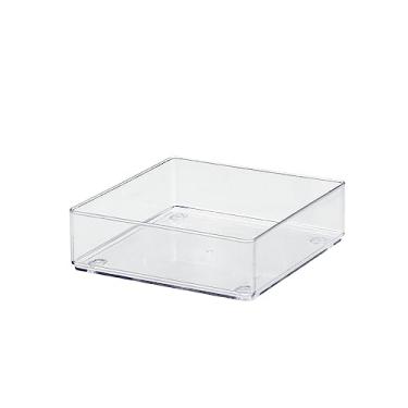 Imagem de Organizador de Gaveta, Anti Derrapante, Transparente, 16x16x5cm, Arthi