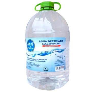 Imagem de Água Destilada Autoclave 4 Unidades 5 Litros Soft Water