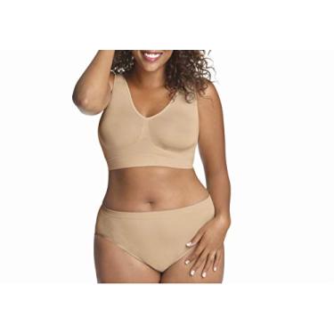 Imagem de JUST MY SIZE Hanes Sutiã feminino sem costura, sutiã pulôver leve e confortável, tamanhos grandes, Nude., XGG