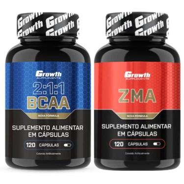 Imagem de Bcaa 120 Caps + Zma 120 Caps Growth Supplements