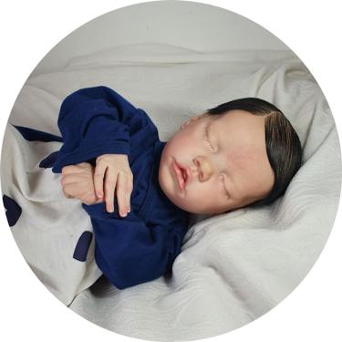 Imagem de Bebe Reborn Menino Recem Nascido Super Realista