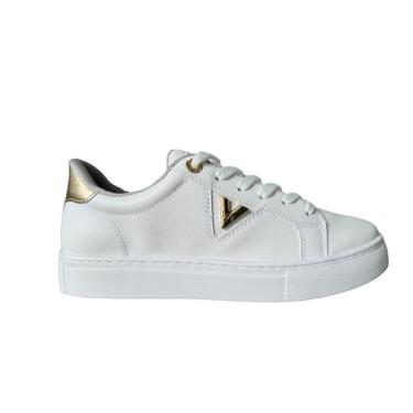 Imagem de Tênis Via Marte Casual 082001 Branco - Gold-Feminino