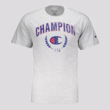 Imagem de Camiseta Champion College USA Cinza-Masculino