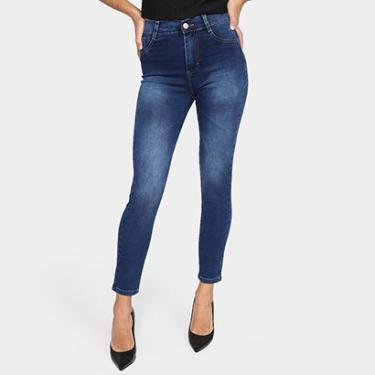 Imagem de Calça Jeans Skinny Sawary Cintura Alta Feminina-Feminino