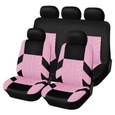 Imagem de YCLNFC 9 peças de capas de assento de carro para Hyundai iX-35 FCEV 2013-2024 conjunto completo de protetores de assento universais capas de proteção de assento dianteiro traseiro completo acessórios