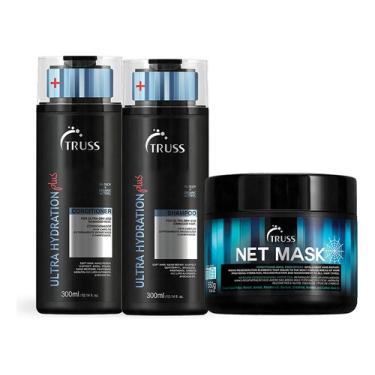 Imagem de  Truss Ultra Hydration Plus Kit Shampoo Cond Mascara Net Mask