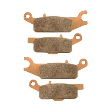 Imagem de ZICOO Pastilhas de freio dianteiras e traseiras sinterizadas para Yamaha Grizzly 550 700 YFM 550 YFM 700 Auto Fi 2007-2015 Raptor 250 R YFM250 2008-2013