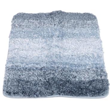 Imagem de Almofadas de Piso de Entrada de Banheiro, Tapetes de Banho de Fibra de Poliéster Amplamente Utilizados Antiderrapantes para Banheira (41 * 61CM)