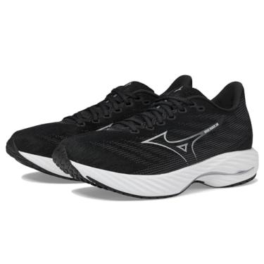 Imagem de Mizuno Tênis de corrida masculino Wave Rider 28 2e, Preto, prata, 47