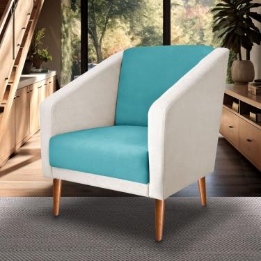 Imagem de Poltrona Sala De Estar Monalisa Decorativo suede