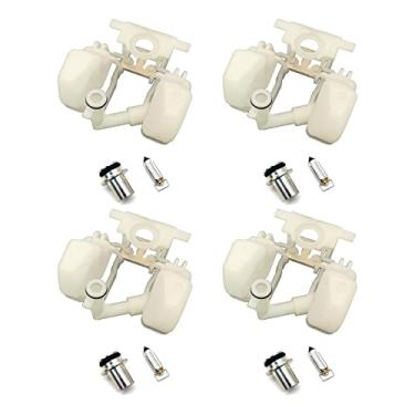 Imagem de Flutuador de carburador para Bandit250~400CC (GSF250~400) GJ77A/GK75A/7AA Impulse GK79A DR250/350 GSX400S KATANA 400 Base de válvula de agulha flutuante de plástico (Cor: 4)