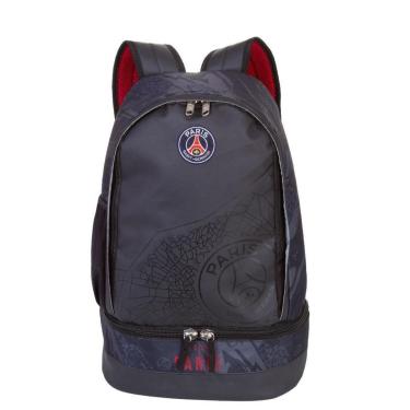Imagem de Mochila de Costas Sestini Com Porta Tênis PSG Preto-Unissex
