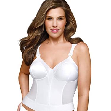Imagem de Exquisite Form 5107532 Sutiã longo sem fio para costas e postura totalmente emagrecedor com fecho nas costas, Tamanho da pulseira = 96 cm, 38D