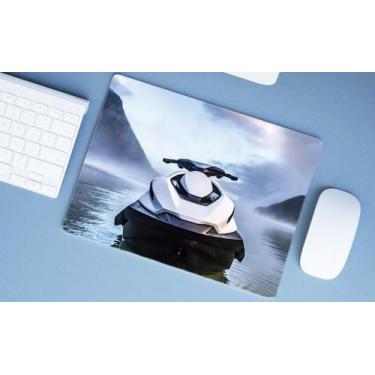 Imagem de Mouse Pad Emborrachado Personalizado Grande Náutico Oceania Praia Mar 