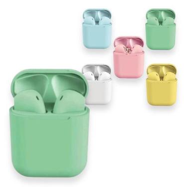Imagem de Fone De Ouvido Colorido Bluetooth Inpods 12 Recarregável - Thor, Verde