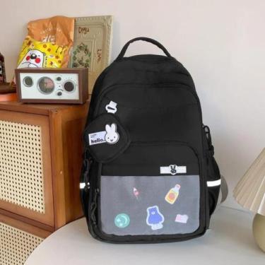 Imagem de Mochila Escolar  Notebook Luxuosa Laptop  Faculdade Trabalho RESISTENT