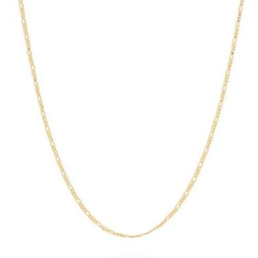 Imagem de Corrente  banhado ouro 3x 24k 18k e 22k  unissex fina rommanel elo 3x1