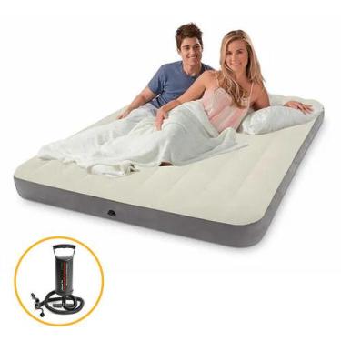 Imagem de Colchão Inflável Casal Dura Beam Fiber Tech Queen com Bomba de Encher 