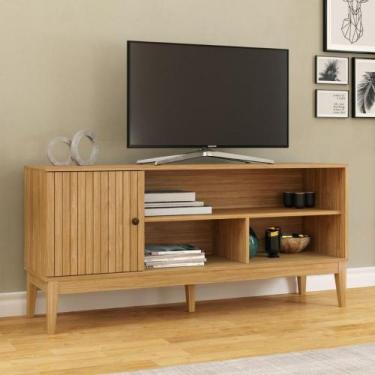 Imagem de Rack para TV até 52 Polegadas 1 Porta MB1056 Movelbento, Mel