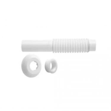 Imagem de  tubo ligação ajustavel para vaso flexível branco 290403*  - blukit