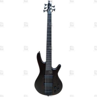 Imagem de Baixo 5 Cordas Ibanez GSR 205B Walnut Fosco Marrom Escuro NT - Ibanez