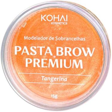 Imagem de Pasta Modeladora Para Sobrancelha Kohai 15 g Premium Brow Tangerina - 