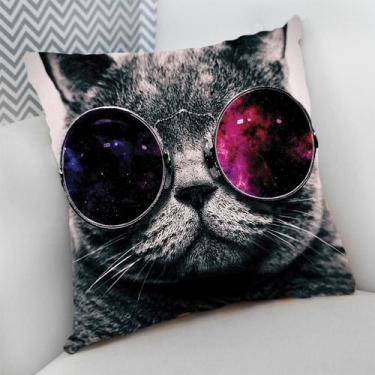 Imagem de Almofada Decorativa Cheia c/ Zíper Imagens Criativas Olho Grego - Delu