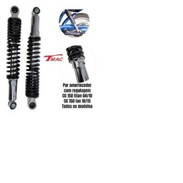 Imagem de Par amortecedor tras.cg 150 titan 04/10(todas) tmac