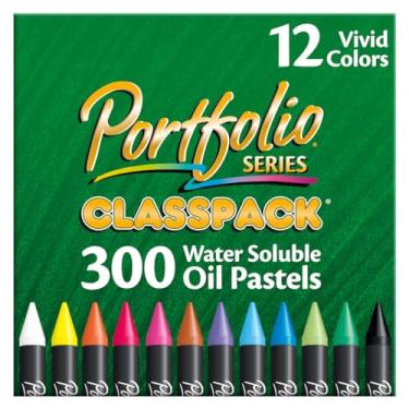 Imagem de Crayola Oil Pastels Classpack, School Supplies, Water Soluble, 12 Assorted Colors, 300Count