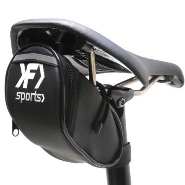 Imagem de Bolsa de Selim Para Bike F Sports Slim Impermeável Branca