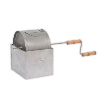 Imagem de Torrador De Café Galvanizado Cilíndrico Com Suporte 8 Litros - Gudim