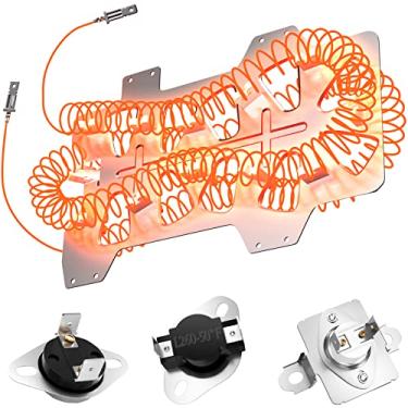 Imagem de MONKEMON Elemento de Aquecimento do Secador Dc47-00019A para Samsung Dv45H7000Ew/A2 Dv40J3000Ew/A2 Dv42H5000Ew/A3 Dve50M7450W/A3 Dv48H7400Ew/A2 Elemento Aquecedor do Secador, Dc96-00887A e Dc47-00016A