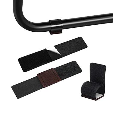 Imagem de Ezprotekt Almofadas de Móveis de Feltro de 32 Unidades com Prendedores de Gancho e Laço para Protetores de Piso de Cadeira de Trenó, Protetores de Piso de Feltro Envolventes, Protetores de Tubulação D