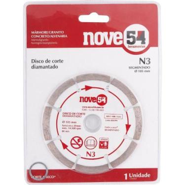 Imagem de Disco Diamantado Segmentado 20mm x 105mm N3 - Nove54