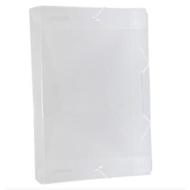 Imagem de Pasta Plástica Aba Com Elástico Line Ofício Cristal DAC