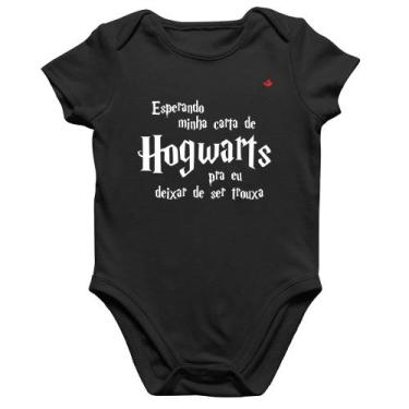 Imagem de Body Bebê Algodão Esperando minha carta de Hogwarts - Foca na Moda, Pr