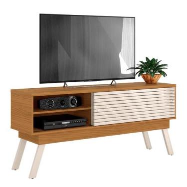 Imagem de Bancada Frizz 1.5 TVs Até 65 Naturale Off White 506130 Madetec