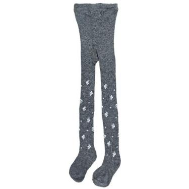 Imagem de Meia Calça Infantil Menina Com Estampa Grossa Inverno para Frio confor