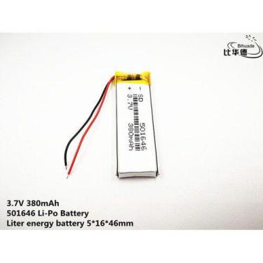 Imagem de Bateria 3,7v 380mah  5mm X 16mm X 46mm - KMIG