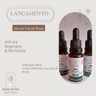 Imagem de sérum facial rosê - Alaine da Paz